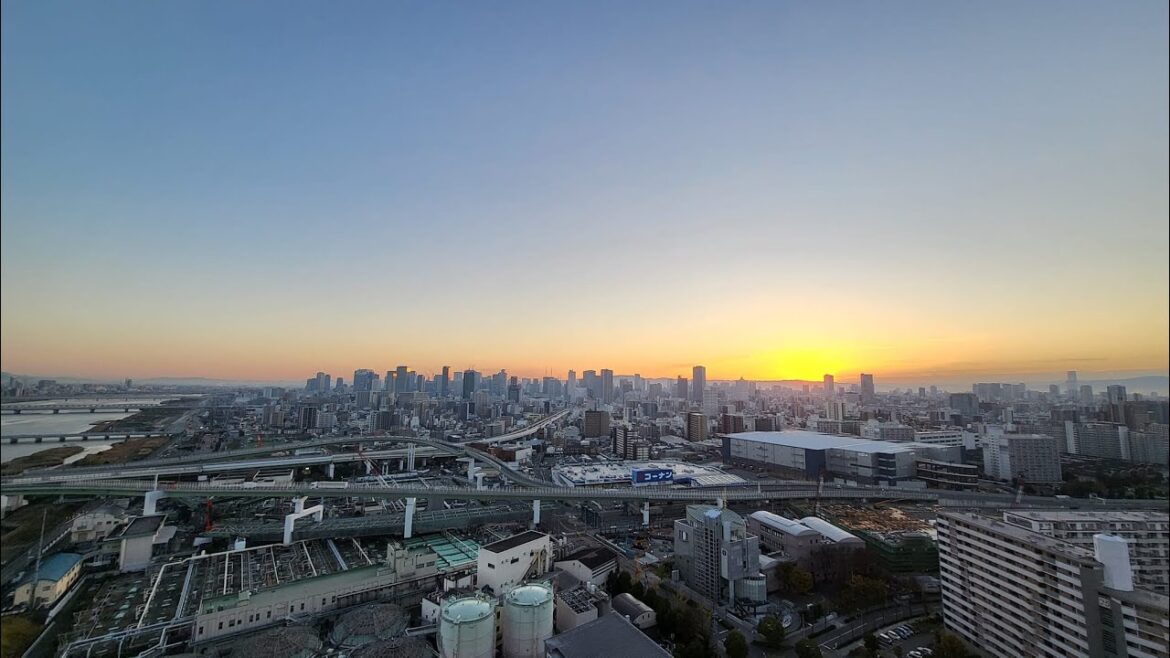 【 LIVE1440p 】大阪の景色　2022/12/18　晴　ライブカメラ配信 ＠osaka japan